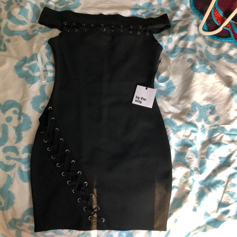 black lulus dress